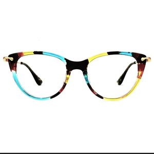 Cateye oversized lightweight "clement" fashion glasses
